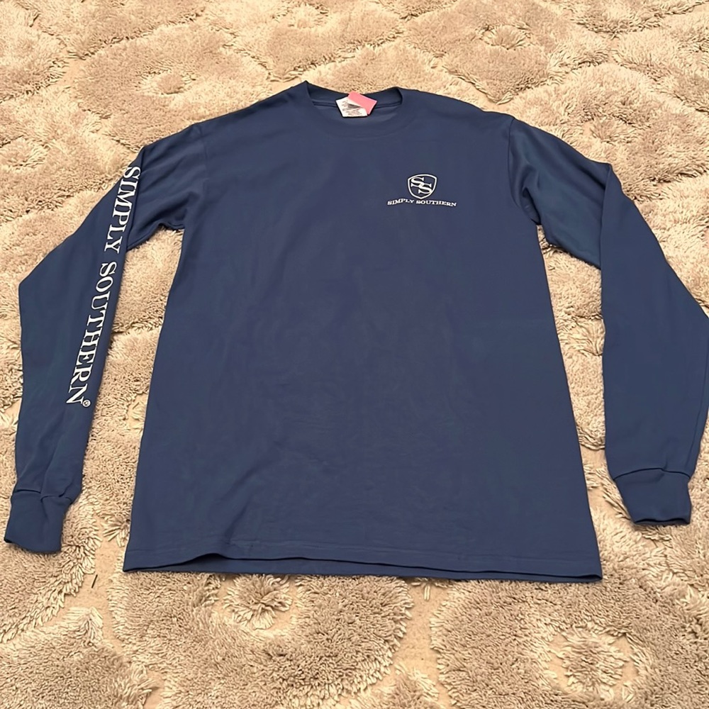 New Simply Southern  unisex long sleeve shirt size small